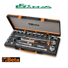 ASSORTIMENTO BETA DI 17 CHIAVI A BUSSOLA ESAGONALI, E 5 ACCESSORI IN TERMOFORMATO MORBIDO ART. 920A/C17M